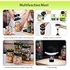 Mason Magic Vacuum Sealer Set - Includes Bags, Lids, & Wine Stopper